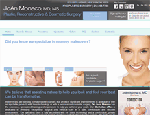Tablet Screenshot of drjoanmonaco.com